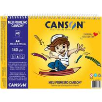 Bloco para Educação Artística Meu Primeiro Canson 40 Folhas A4 140G Bloco para Educação Artística Meu Primeiro Canson 40 Folhas A4 140G