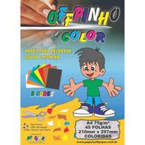 Bloco Para Educacao Artistica Offpinho Color A4 75G 45Fls. Off Paper Pacote