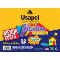 Bloco para Educacao Artistica Usapel 8COR.325X235 120G 32FLS