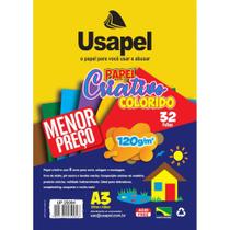 Bloco para Educação Artística Usapel 8CORES A3 120G. 32FL.