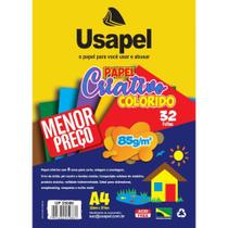 Bloco para Educacao Artistica Usapel 8CORES A4 85G. 32FL.