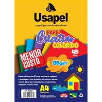 Bloco para educacao artistica usapel 8cores a4 85g 45fls filiperson