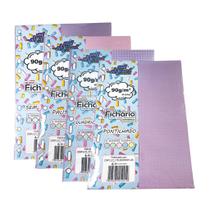Bloco para Fichário Colegial Merci Cores Candy 160x230mm Bloco para Fichário Colegial Merci Cores Candy 160x230mm