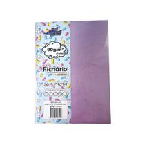 Bloco para Fichário Colegial Merci Cores Candy 160x230mm Bloco para Fichário Colegial Merci Cores Candy 160x230mm