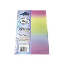 Bloco para Fichário Colegial Merci Cores Gradient 160x230mm Bloco para Fichário Colegial Merci Cores Gradient 160x230mm