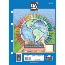 Bloco para Fichario Colegial Uniflex OFF White 80FLS.