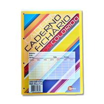 Bloco para fichário colorido com 96 folhas Refil Máxima Bloco para fichário colorido com 96 folhas Refil Máxima
