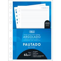 Bloco Para Fichário Folhas Soltas Com Furação Universal Universitário Académie 96 Folhas Tilibra