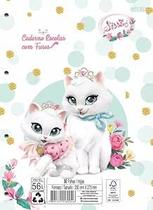 Bloco para Fichário Sissi Decorado São Domingos - 80 Folhas Gatinha