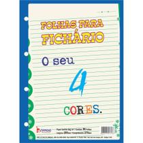 Bloco para Fichario Universit. Decorado 4 Cores 96 Folhas Bloco para Fichario Universit. Decorado 4 Cores 96 Folhas