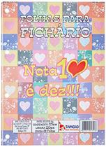 Bloco Para Fichario Universit. Nota 10 E Dez Decorado 64F. Bloco Para Fichario Universit. Nota 10 E Dez Decorado 64F.