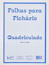 Bloco Para Fichario Universit. Quadriculado Branco 5X5Mm 50F. Bloco Para Fichario Universit. Quadriculado Branco 5X5Mm 50F.