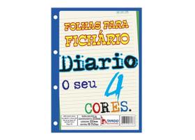 Bloco Para Fichário Universitário 96 Folhas 4 Cores