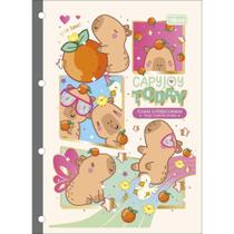 Bloco para Fichário Universitário Capyclub 80 Folhas 63G 200X275MM Pacote com 4