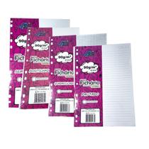 Bloco para Fichário Universitário Merci Branco 200x275mm