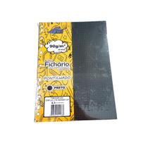 Bloco para Fichário Universitário Merci Preto 200x275mm