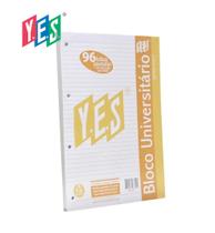 Bloco para fichário universitário Pautado Premium YES - A4 - 96 folhas