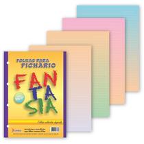 Bloco para Fichário Universitário Rainbow 90 g 80 Folhas - Tamoio