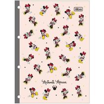 Bloco para Fichário Universitário Tilibra Disney Minnie Mouse 80 Folhas Tiliflex