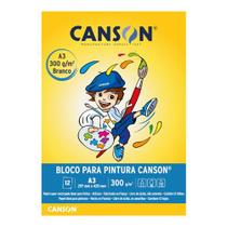 Bloco para Pintura A3 300g branco 12 folhas - Canson