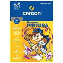 Bloco Para Pintura A4 Contém 12 Folhas 300 G/M Canson