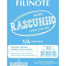 Bloco para Rascunho C/PICOTE C/PAUTA 155X205 50FL Bloco para Rascunho C/PICOTE C/PAUTA 155X205 50FL