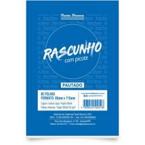 Bloco para Rascunho C/PICOTE C/PAUTA 80X115MM 80F Bloco para Rascunho C/PICOTE C/PAUTA 80X115MM 80F