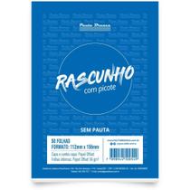 Bloco para Rascunho C/PICOTE S/PAUTA 112X156MM 50F Bloco para Rascunho C/PICOTE S/PAUTA 112X156MM 50F