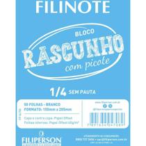Bloco para Rascunho C/PICOTE S/PAUTA 155X205 50FL PCT.C/10 Bloco para Rascunho C/PICOTE S/PAUTA 155X205 50FL PCT.C/10