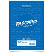 Bloco para Rascunho C/PICOTE S/PAUTA 158X225MM 50F PCT.C/10 Bloco para Rascunho C/PICOTE S/PAUTA 158X225MM 50F PCT.C/10