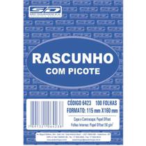 Bloco Para Rascunho Com Picote E Grampo 100Folhas 115X160 - Planeta Criança
