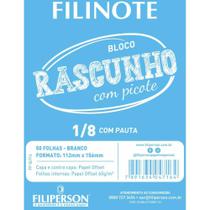 Bloco para Rascunho com Picote e Pauta 112X156MM 50 Folhas Pacote com 10 Bloco para Rascunho com Picote e Pauta 112X156MM 50 Folhas Pacote com 10