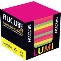 Bloco para recado filicube 8x8cm. 85g. lumi filiperson