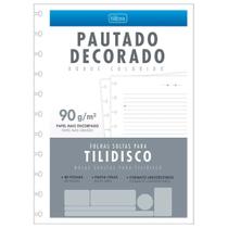 Bloco para Tilidisco Decorado 90g 80 Folhas Tilibra