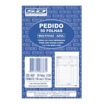 Bloco Pedido 1/36 (104x143mm) 1 Via 50 Fls Animativa Kit Com 20 Bloco Pedido 1/36 (104x143mm) 1 Via 50 Fls Animativa Kit Com 20