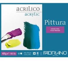 Bloco Pittura 400g Fabriano 40x50 Com 10 Folhas Bloco Pittura 400g Fabriano 40x50 Com 10 Folhas