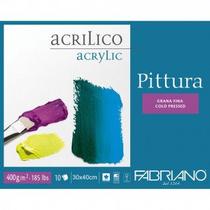Bloco Pittura Fabriano 400g/m² 30X40cm 10 Fls