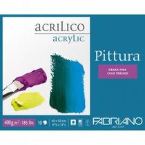 Bloco Pittura Fabriano 400g/m² 40X50cm 10 Fls