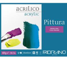 Bloco Pittura Para Tinta Acrílica Fabriano 400g/m² 40x40cm