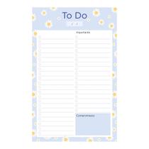 Bloco Planner Chies To Do Style Le Botânica Flower 60 Folhas 12x19cm