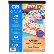 Bloco Planner e Bullet Jornal A4 180g/m² Graf - 20 Folhas
