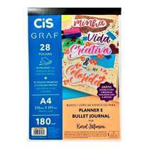 Bloco Planner e Bullet Journal A4 180g/m² 28 Folhas - Cis