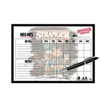 Bloco Planner Planejamento Mensal A4 Stranger Things - Loja Coisaria
