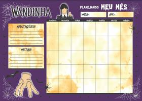 Bloco Planner Planejamento Mensal A4 Wandinha Maozinha 25 Folhas