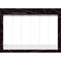 Bloco Planner Semanal 52 fls 90g Geométrico Fina Ideia