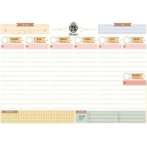 Bloco Planner semanal 52Fls decoradas Harry Potter Jandaia