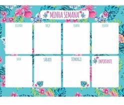 Bloco Planner Semanal Duster Floral 23 X 17cm 24 Folhas