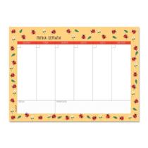 Bloco Planner Semanal Joaninha - Fina Ideia