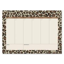 Bloco Planner Semanal Oncinha Fina Ideia