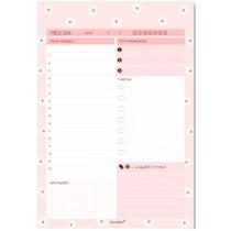 Bloco planner tarefas do Dia Fina Ideia Modelo Margaridas 80Fls